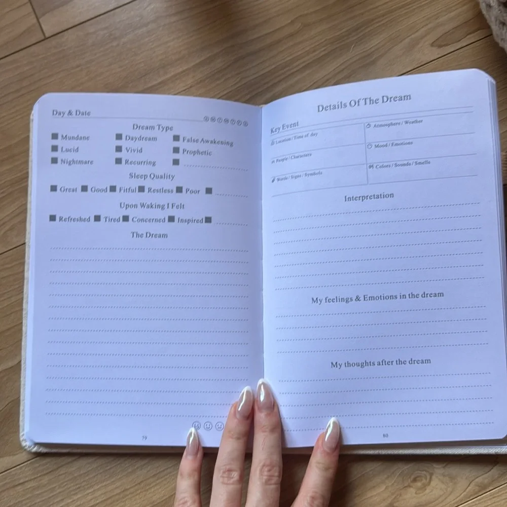 Cream Office Notebooks with Elastic Closures